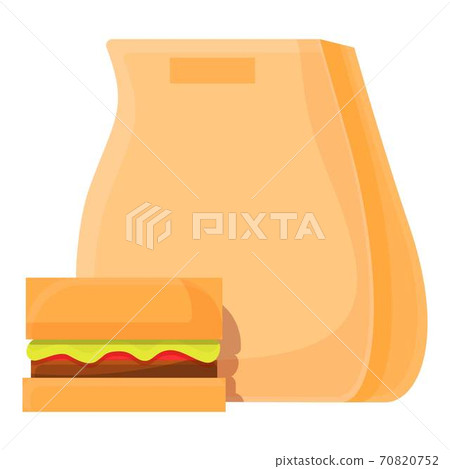 Lunch package icon, cartoon style Lunch package icon, cartoon style 70820752