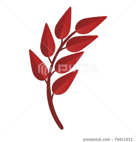 Ash tree leaf icon, cartoon style 70821852