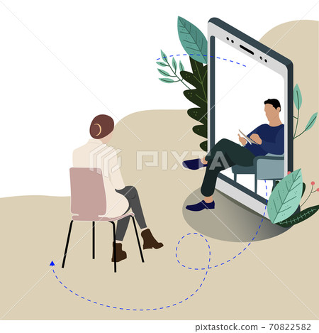 Romote mental consultation at psychologist Romote mental consultation at psychologist 70822582