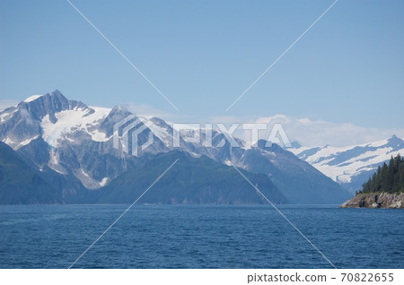 美國基尼峽灣國家公園的冰川 美國基尼峽灣國家公園的冰川 70822655