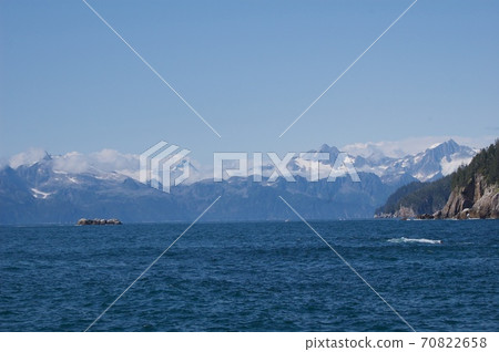 美國基尼峽灣國家公園的冰川 美國基尼峽灣國家公園的冰川 70822658