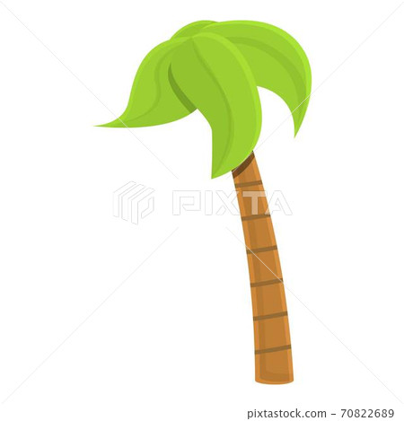 Slender palm tree icon, cartoon style Slender palm tree icon, cartoon style 70822689