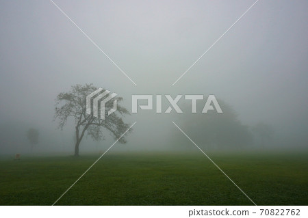 由於霧而使能見度較差的風景 70822762