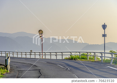 京都淡水島道路圖片 70823510