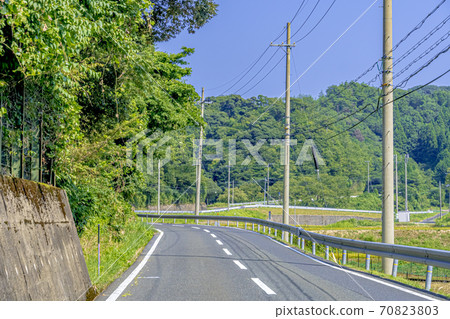 京都淡水島道路圖片 70823803