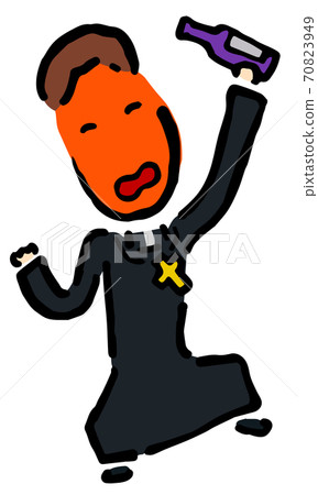 Drunk Catholic Priest 70823949