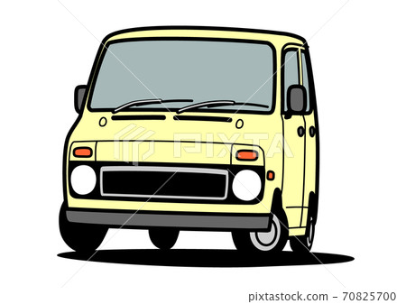 復古輕型車淺黃色車圖 復古輕型車淺黃色車圖 70825700