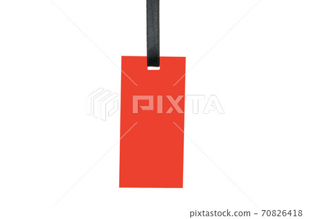Blank sale tag isolated on white background Blank sale tag isolated on white background 70826418
