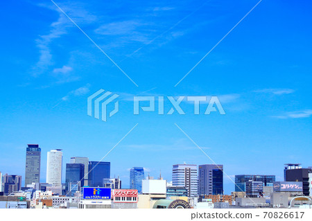 名古屋市名古屋站前的摩天大樓風光 名古屋市名古屋站前的摩天大樓風光 70826617