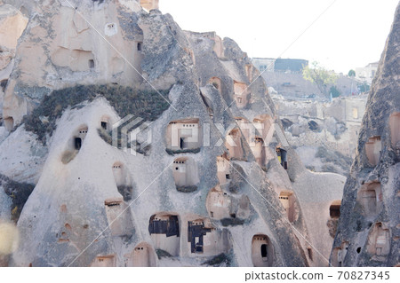 Ancient cave town of Cappadocia, Turkey. 70827345