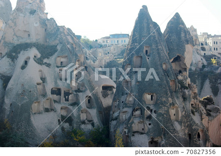 Stone houses of Cappadocia, Turkey. 70827356