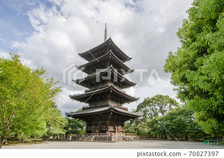 Kyoto Toji Five-storied pagoda Kyoto Toji Five-storied pagoda 70827397