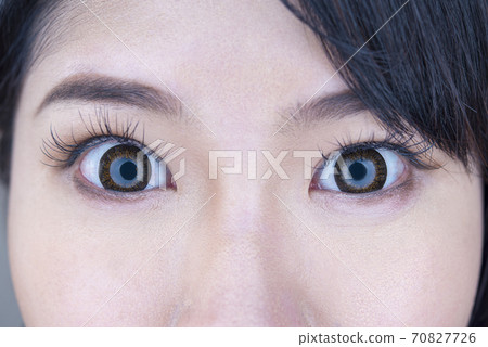 Eye makeup: Up the eyes of young women 70827726