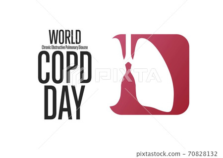 World COPD Day. Chronic Obstructive Pulmonary Disease. Third Wednesday of November. Holiday concept World COPD Day. Chronic Obstructive Pulmonary Disease. Third Wednesday of November. Holiday concept 70828132