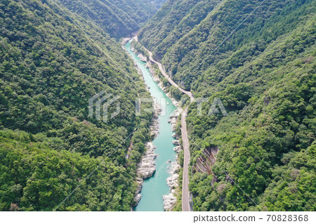 德島縣三好市大谷峽風景 德島縣三好市大谷峽風景 70828368