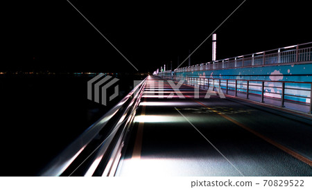 Yeosu city Odongdo bridge night illumination 70829522