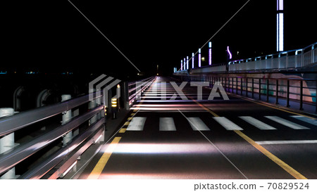 Yeosu city Odongdo bridge night illumination 70829524