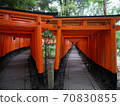 July 2020 Corona-stricken Kyoto, quiet Fushimi Inari 70830855