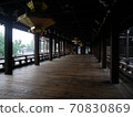July 2020 Corona-damaged Kyoto, quiet Higashi Honganji Temple 70830869