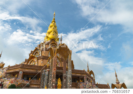 beautiful golden pavilion of Wat Phachonkeaw. 70831057