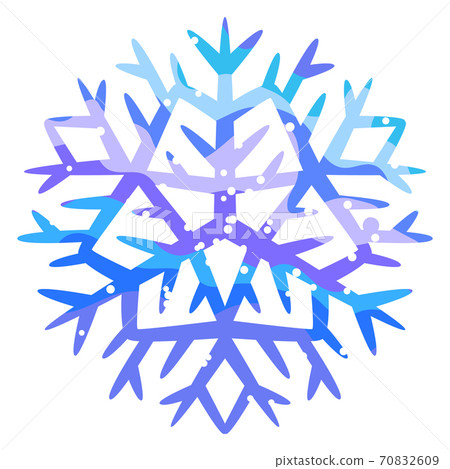 Winter abstract snowflake. Winter abstract snowflake. 70832609