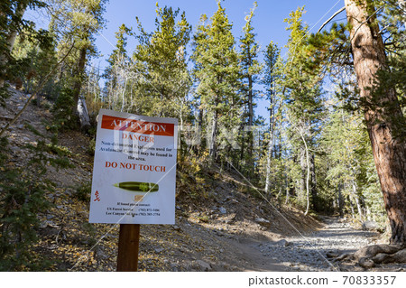 Explosive notice in the Bristlecone Trail Explosive notice in the Bristlecone Trail 70833357
