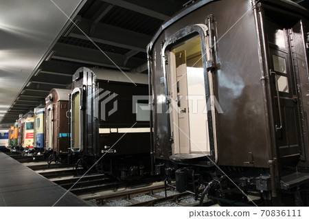 Vehicles in the SCMAGLEV and Railway Park and storage vehicle area 70836111