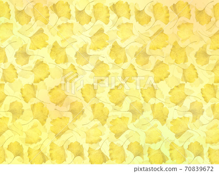 Ginkgo leaf autumn image background material Ginkgo leaf autumn image background material 70839672