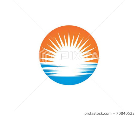 Water Wave symbol and icon Logo Template Water Wave symbol and icon Logo Template 70840522