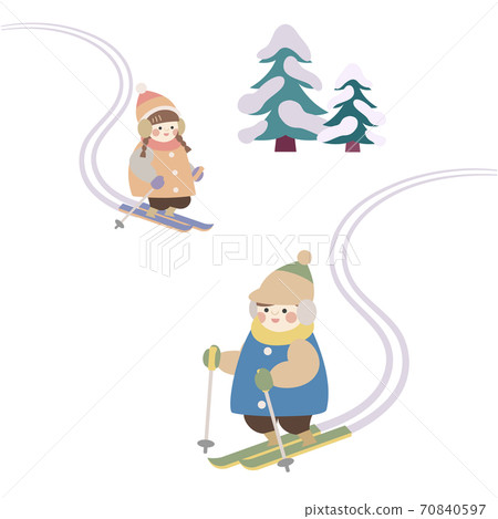 兒童滑雪 兒童滑雪 70840597