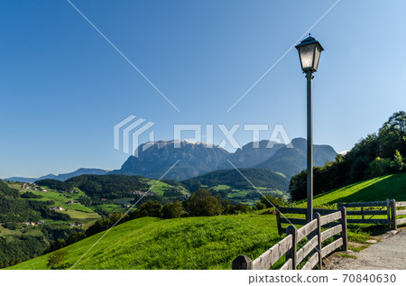 Beautiful view of famous dolomite mountain, Italy. Beautiful view of famous dolomite mountain, Italy. 70840630