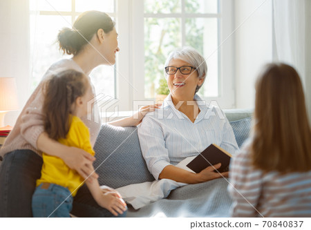 family spending time together family spending time together 70840837