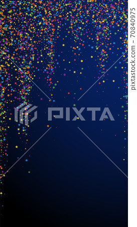 Festive appealing confetti. Celebration stars. Chi 70840975