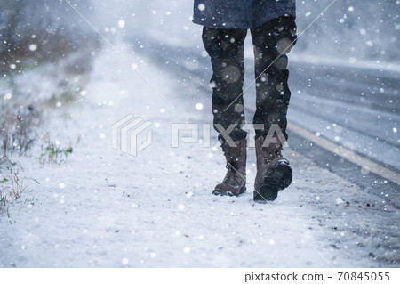 A man walking  70845055