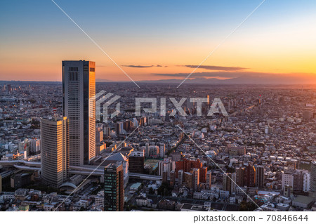 <<Tokyo>> Tokyo city evening view 70846644