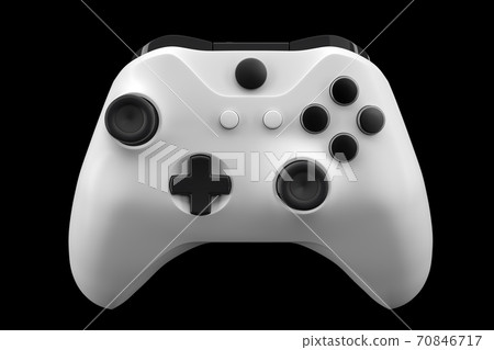 Realistic video game controller isolated on... - Stock Illustration ...