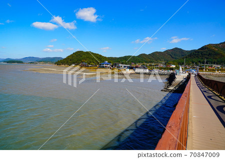 Korea Jeonnam Gangjin-gun Goheung-gun Boseong-gun Jangheung-gun Gaudo Village 70847009