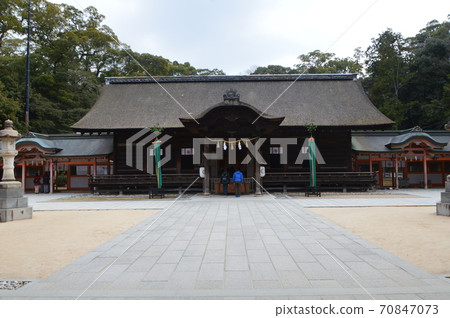 小山G園神社的“禮堂”（愛媛縣今治市近島町宮浦） 70847073