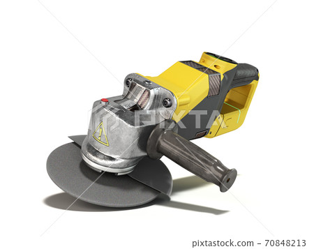 modern portable construction tool disc cutter presentation of the object 3d render on white modern portable construction tool disc cutter presentation of the object 3d render on white 70848213