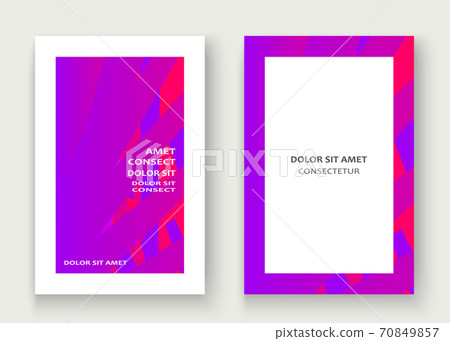 Minimal cover set design vector illustration. Neon halftone pink purple gradient. Abstract retro 80s style texture geometric pattern lines. Striped minimalist trend background. Modern template design Minimal cover set design vector illustration. Neon halftone pink purple gradient. Abstract retro 80s style texture geometric pattern lines. Striped minimalist trend background. Modern template design 70849857