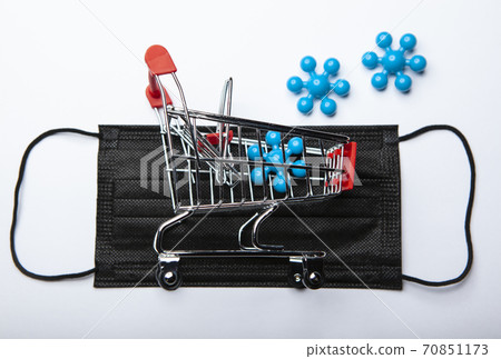image of trolley mask white background  70851173