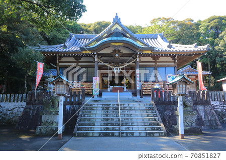 八w神門神社 別府市 照片素材 圖片 圖庫