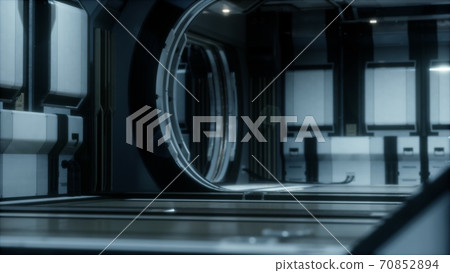 futuristic sci fi Spaceship interior futuristic sci fi Spaceship interior 70852894