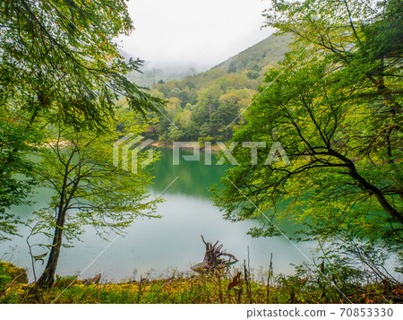 Karikomi Lake where it rains (Oku-Nikko, Tochigi) 70853330