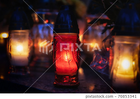Candle Lights On All Saints Day Night Candle Lights On All Saints Day Night 70853341
