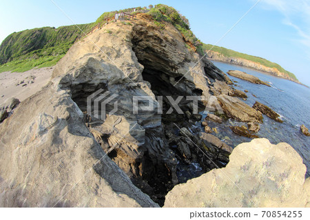 Umanose Cave Gate on Jogashima seen from above 70854255