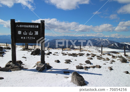 Scenery from the summit of Mt. Caryama [Nagano Prefecture, Chino City, Suwa City] 70854256