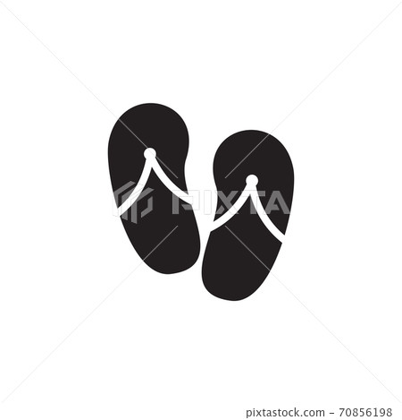 Sandals icon logo design template - Stock Illustration [70856198] - PIXTA