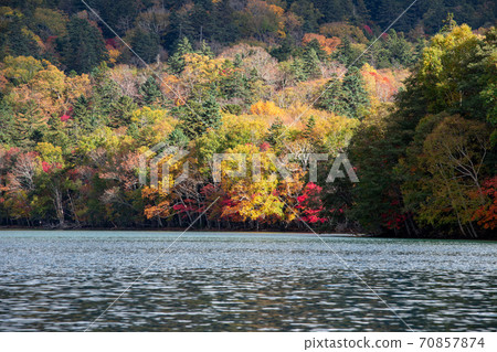 北海道Onneto湖的秋葉風光 北海道Onneto湖的秋葉風光 70857874
