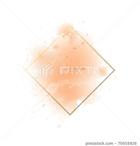 Pastel watercolor background and frame Pastel watercolor background and frame 70858926